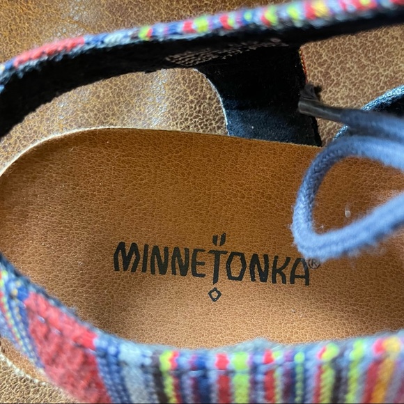 Minnetonka Elsie multicolor woven strappy sandals - Picture 3 of 5